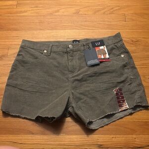 GAP Olive Green and Black Corduroy Shorts Bundle